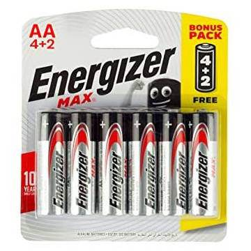 Piles AA 4+2 Energizer Max