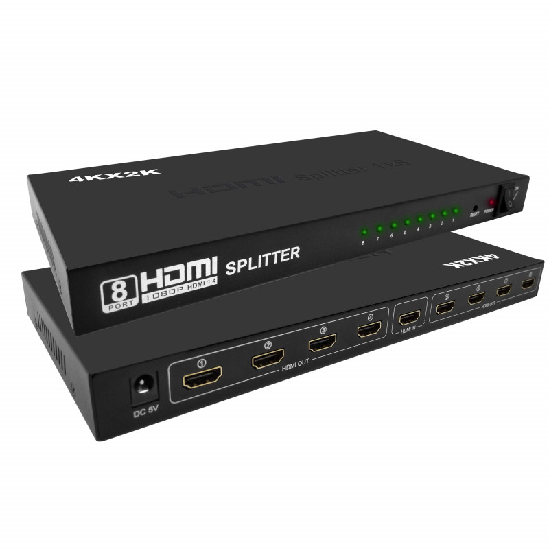 Multiplicateur HDMI 8 ports