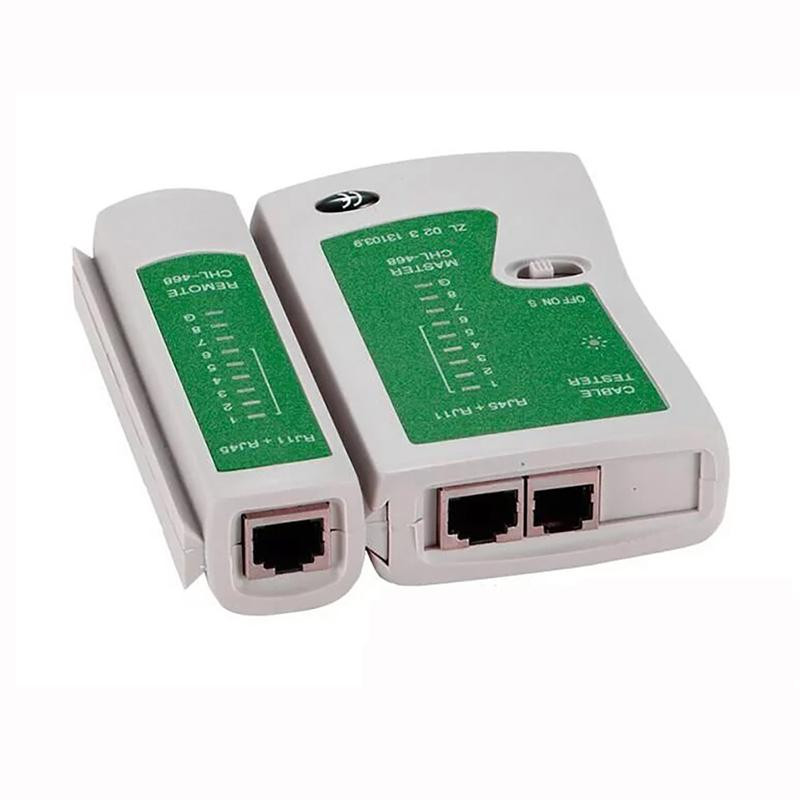 Testeur De Câbles Réseau RJ45 – Pour Câbles CAT6/CAT7/CAT8 – Avec Unité Principale Et Distante – Indication LED