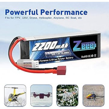 Batterie Lipo 2S Zeee 7,4V...