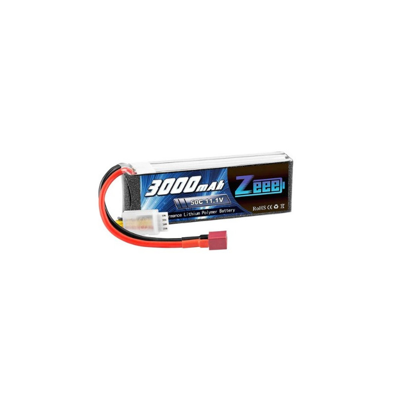 Batterie LiPo 3S 50C 11,1V 800mAh Avec Connecteur JST – Pour Modèles RC, Drones – Marque Spektrum