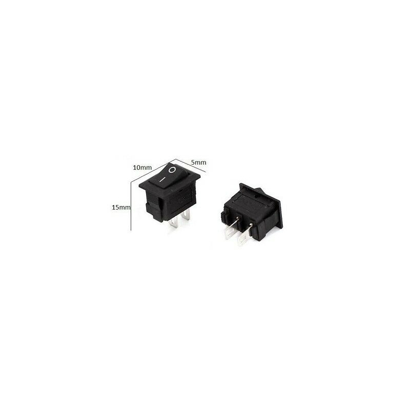 Mini interrupteur KCD11 On/Off 3A 250V 2 Broches